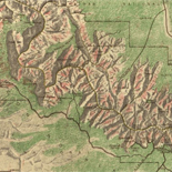 Map of Grand Canyon National Park.