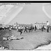 Strikers stoning guards, Bayonne  (LOC)