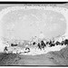 Strikers stoning guards, Bayonne  (LOC)