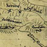 [Sketch of the vicinity of the Shenandoah Iron Works