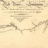 Map of the Red River in Louisiana from the Spanish camp where the exploring party of the U.S. was met by the Spanish troops to where it enters the Mississippi, reduced from the protracted courses and corrected to the latitude