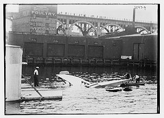 Wrecked Morse aero-boat  (LOC)