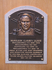 Nap Lajoie Plaque - Hall of Fame