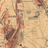 Gettysburg and vicinity, showing the lines of battle, July, 1863, and the land purchased and dedicated to the public by General S. Wylie Crawford and the Gettysburg Battlefield Memorial Association 