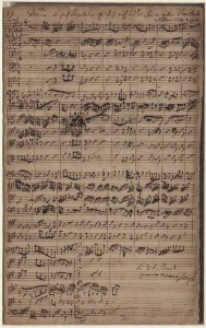 Cantata, BWV 9: Es ist das Heil uns kommen her. Johann S. Bach [manuscript score]