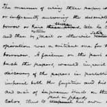 Chapter from Frederick Douglass's autobiography, Life and Times of Frederick Douglass, recounting his escape from slavery, ca. 1880.