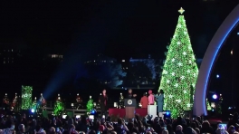 President Obama Lights the National Christmas Tree