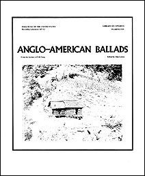 Cover of AFS L1 Anglo-American Ballads