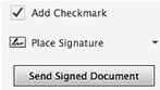 Sign files with e-signatures