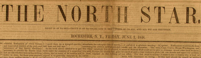 North Star, June 2, 1848. Edited by Frederick Douglass.