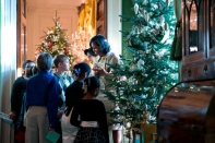 Joy to All: First Lady Michelle Obama Previews the 2012 White House Holiday Decor