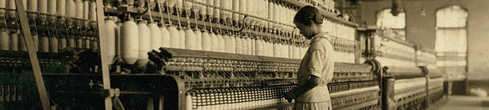 Fourteen year old spinner. Lewis Hine, 1913.