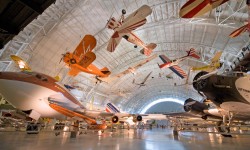 The National Air and Space Museum holds the world's largest collection of aircraft and spacecraft. To display so many treasures, the Steven F. Udvar-Hazy Center opened in 2003 in Chantilly, VA.
