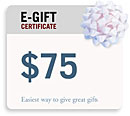 $75 E-Gift Certificate