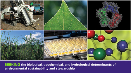 SEEKING the biological, geochemical, and hydrological determinants of environmental sustainability and stewardship.