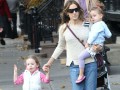 PHOTOS: SJP Takes Her Twins to School!