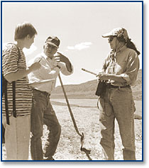 Image: Professional folklorists interviewing subject