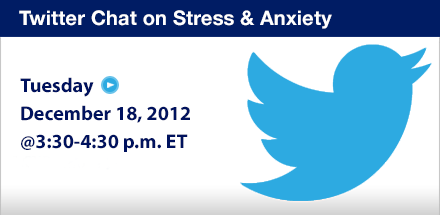 Twitter Chat on Stress and Anxiety