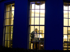 President Obama in the Oval Office, where there may be some more late night bargaining sessions before a deal is reached to keep the federal government from going over the "fiscal cliff." (December 2009 file photo.)