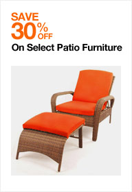 Save 30% Off Select Patio Furniture