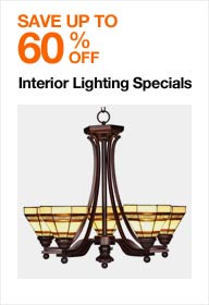 Interior Lighting Specials - up to 60% off