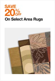 Save 20% on Area Rugs