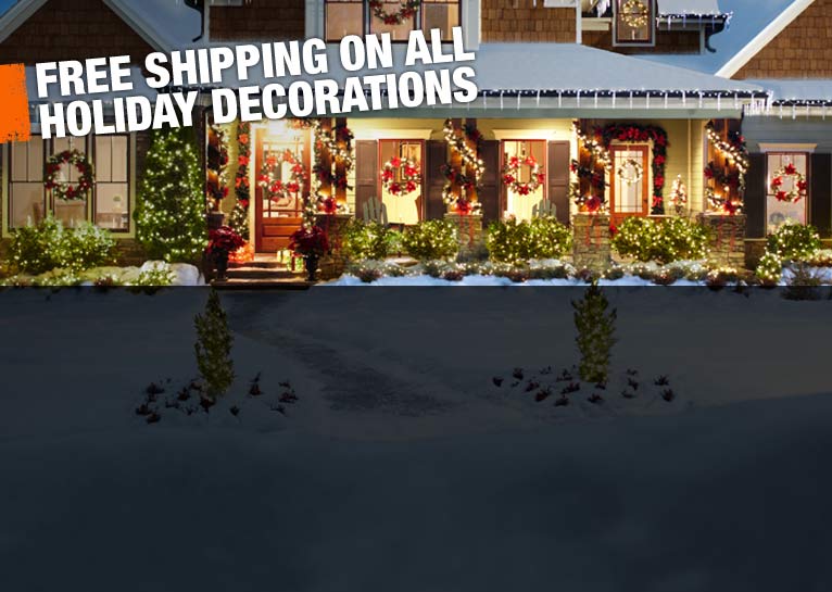 Free shipping on holiday decorations
