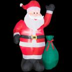 6.5 ft. Airblown Lighted Santa