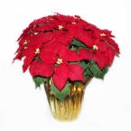 21 in. Silk Poinsettia