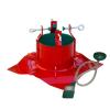 Lifetime Solid Steel Red 18 in. Tree Stand with Watering System for Trees Up to 10 ft.