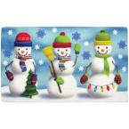 Snowkids 17.3 in. x 29. 9 in. Holiday Mat