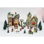 20-Piece Lighted Christmas Village Set