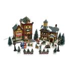 20-Piece Lighted Christmas Village Set