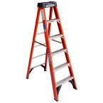 6 ft. Fiberglass Step Ladder 300 lb. Load Capacity (Type IA Duty Rating )