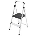 Aluminum 2-Step Ultra-Light Step Stool with 225 lb. Load Capacity