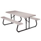 6 ft. Folding Picnic Table with Benches