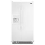 25.1 cu. ft. Side by Side Refrigerator in White