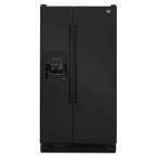 25.1 cu. ft. Side by Side Refrigerator in Black