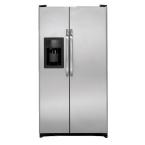 21.9 cu. ft. 33.5 in. Wide Side by Side Refrigerator in Stainless Steel
