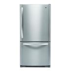 22.4 cu. ft. Bottom Freezer Refrigerator in Stainless Steel