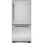 20.2 cu. ft. 30 in. Wide Bottom Freezer Refrigerator in Stainless Steel