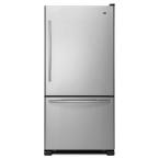 EcoConserve 21.9 cu. ft. 33 in. Wide Bottom Freezer Refrigerator in Stainless Steel