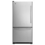EcoConserve 33 in. W 21.9 cu. ft. Bottom Freezer Refrigerator in Stainless Steel