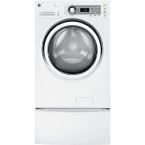 4.1 DOE cu. ft. Front Load Washer in White, ENERGY STAR (Pedestal Sold Separately)