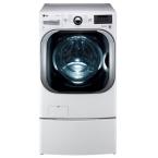 5.1 DOE cu. ft. High Efficiency Front Load Washer with Steam in White, ENERGY STAR (Pedestal Sold Separately)
