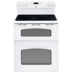 30 in. Self-Cleaning Freestanding Electric Double Oven Range in White
