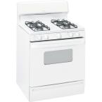 30 in. Freestanding Gas Range in White