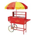 Vintage Collection Carnival Hot Dog Cart with Umbrella