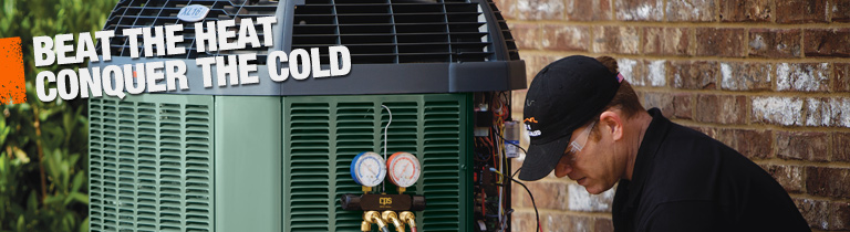 Beat the heat and conquer the cold with heating and cooling systems that save money.