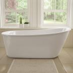 5 ft. Sax Freestanding Bath Tub in White